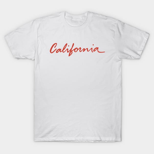 The California License Plate T-Shirt by FranklinPrintCo